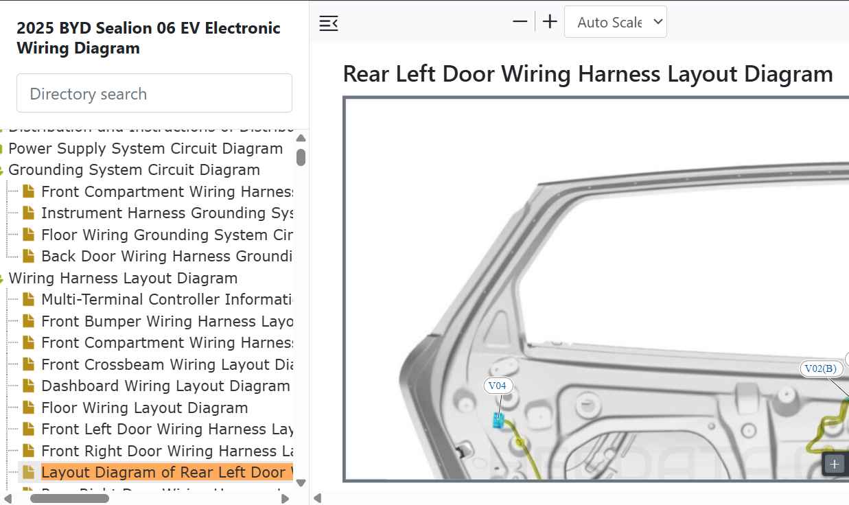BYD Sealion 06 EV Rear Left Door Harness Layout.jpg
