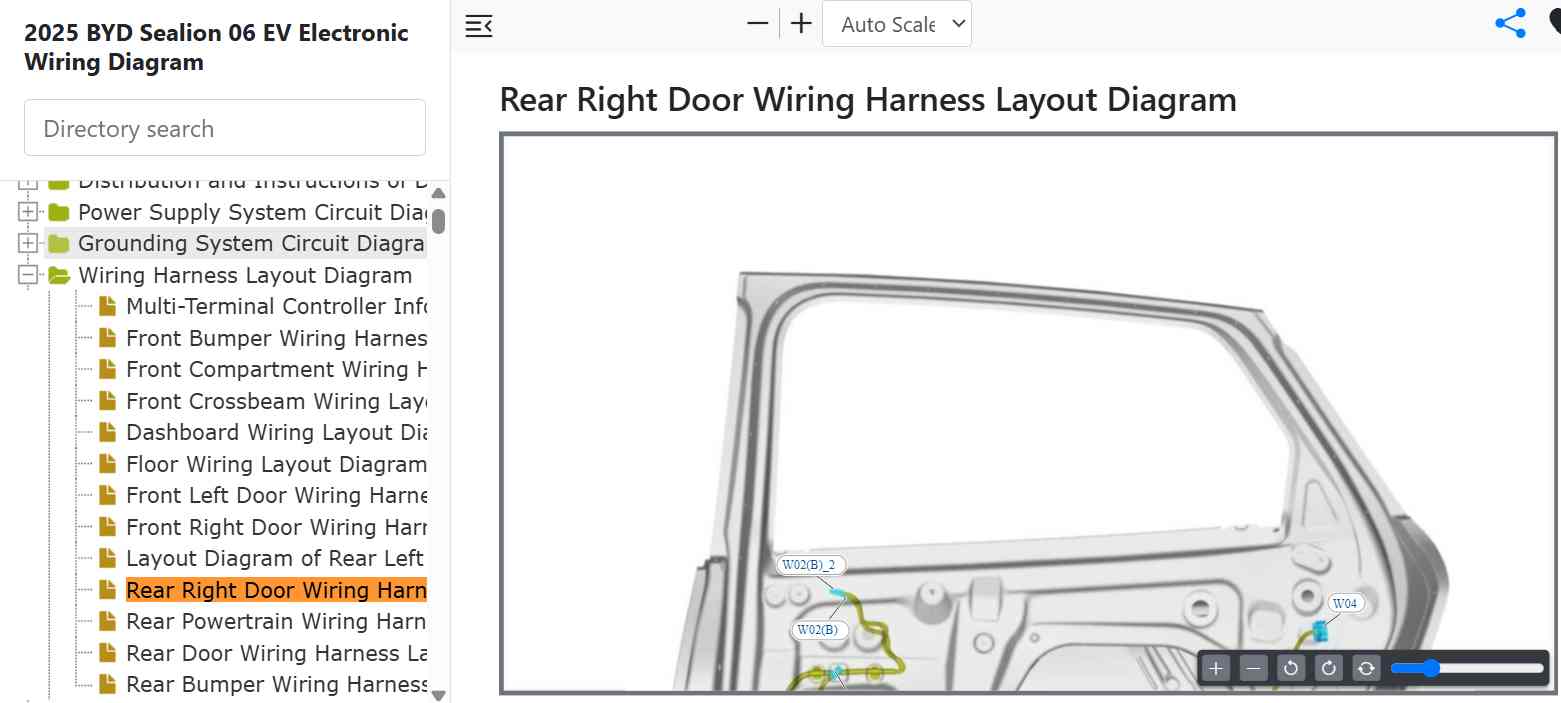 BYD Sealion 06 EV Rear Right Door Harness Layout.jpg