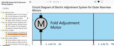 Circuit Diagram of Electric Adjustment System for Outer Rearview Mirror.jpg